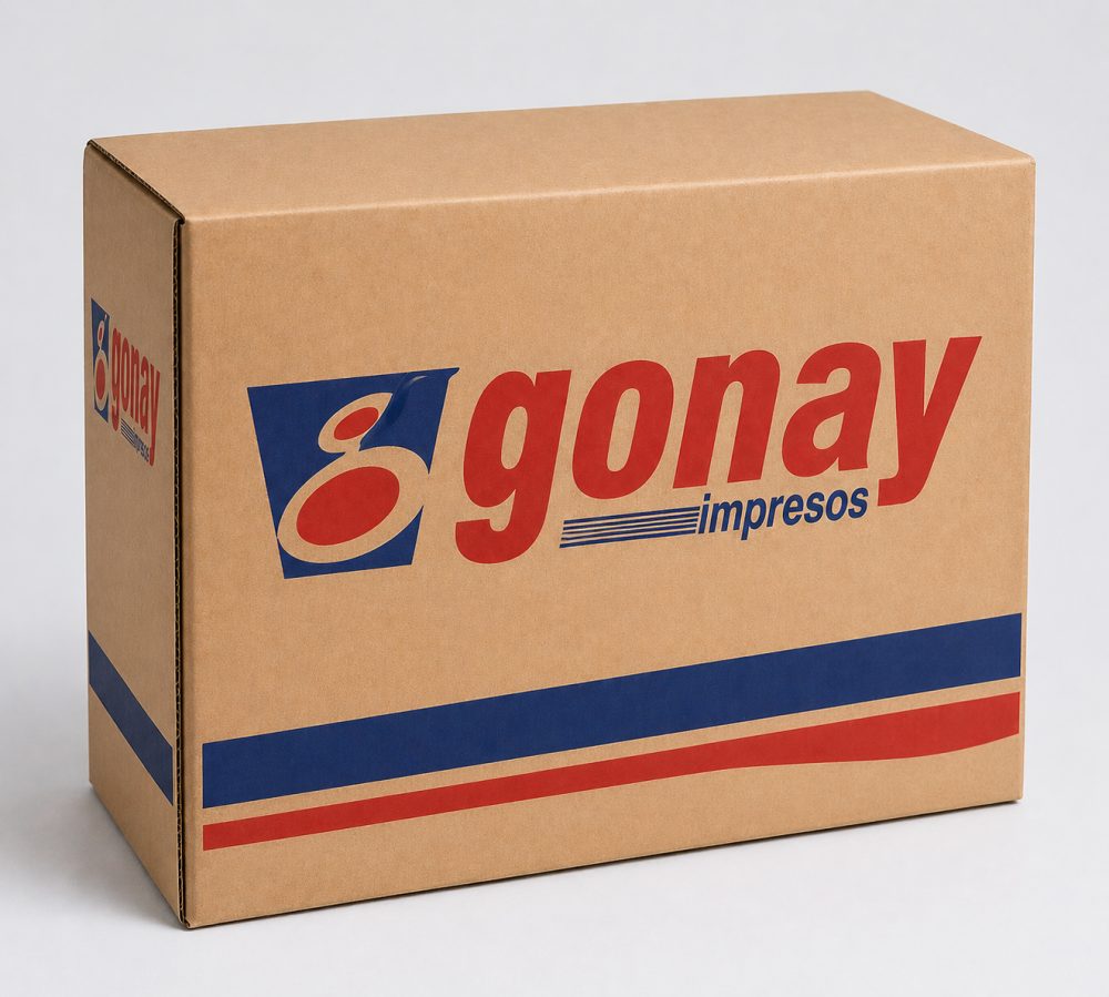 Caja corrugada con impresión personalizada